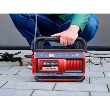Einhell Einhell hibridinis kompresorius PRESSITO 18 / 25 Hybrid, 18Volt / 220Volt (raudonas