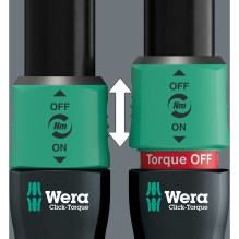 Wera Wera sukimo momento raktas su įspaudžiamu kvadratiniu antgaliu „Click-Torque Lock“ C 3 R / L Wera Wera sukimo momento raktas su įspaudžiamu kvadratiniu antgaliu „Click-Torque Lock“ C 3 R / L