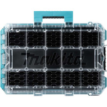 Makita Makita MAKTRAK organizatorius gilus M, įrankių dėžė mėlyna / skaidri, permatoma Makita Makita MAKTRAK organizatorius gilus M, įrankių dėžė mėlyna / skaidri, permatoma