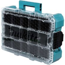 Makita Makita MAKTRAK organizatorius gilus M, įrankių dėžė mėlyna / skaidri, permatoma Makita Makita MAKTRAK organizatorius gilus M, įrankių dėžė mėlyna / skaidri, permatoma