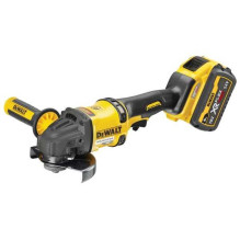 DeWALT DEWALT DCG418X2-QW kampinis šlifuoklis 125mm 54V FV 2x9Ah Juoda, geltona