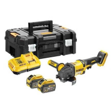 DeWALT DEWALT DCG418X2-QW kampinis šlifuoklis 125mm 54V FV 2x9Ah Juoda, geltona