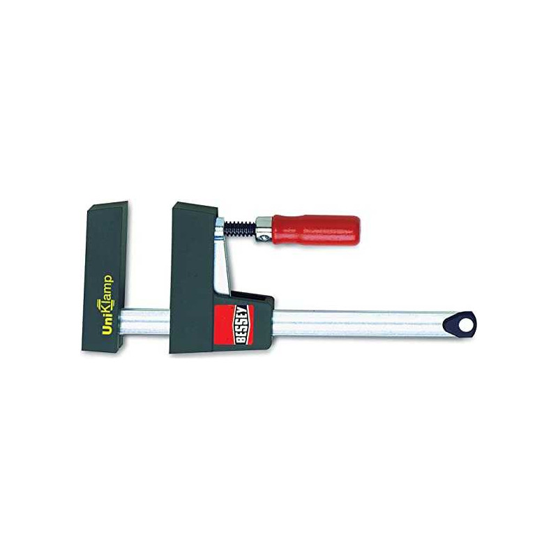 Bessey Bessey Šviesos korpuso spaustukas UniKlamp UK80 (juodas / raudonas, 800 / 80)