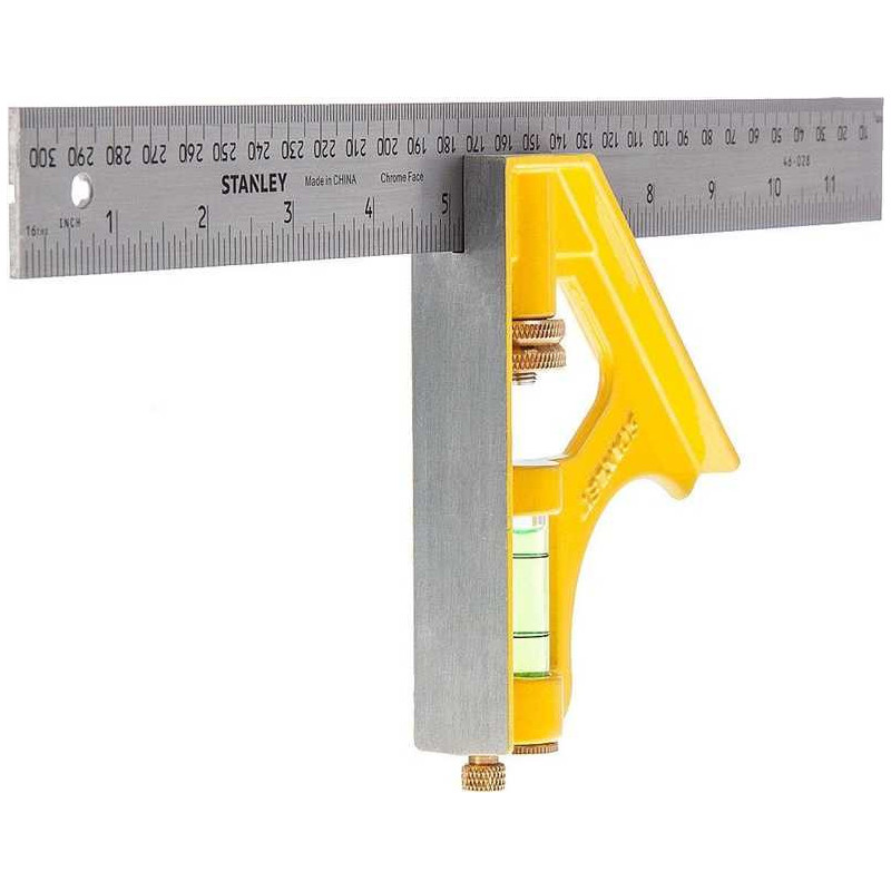 Stanley 300 mm liejamo metalo šukų kvadratinis įrankis