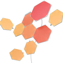 Nanoleaf „Shapes Hexagons“ pradinis rinkinys LED RGB 9 valdymo pultai + 1 valdiklis