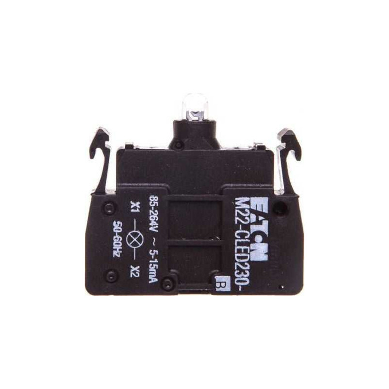 Eaton Eaton LED šviestuvas mėlynas 230V AC spyruoklinis gnybtas M22-CLED230-B
