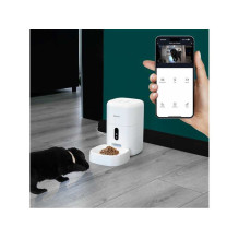 Tellur Smart WiFi gyvūnų šėrykla, UltraHD kamera, 4L balta Tellur Smart WiFi gyvūnų šėrykla, UltraHD kamera, 4L balta