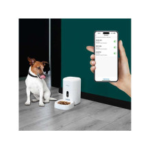 Tellur Smart WiFi Pet Feeder, UltraHD Camera, 4L white Tellur Smart WiFi Pet Feeder, UltraHD Camera, 4L white
