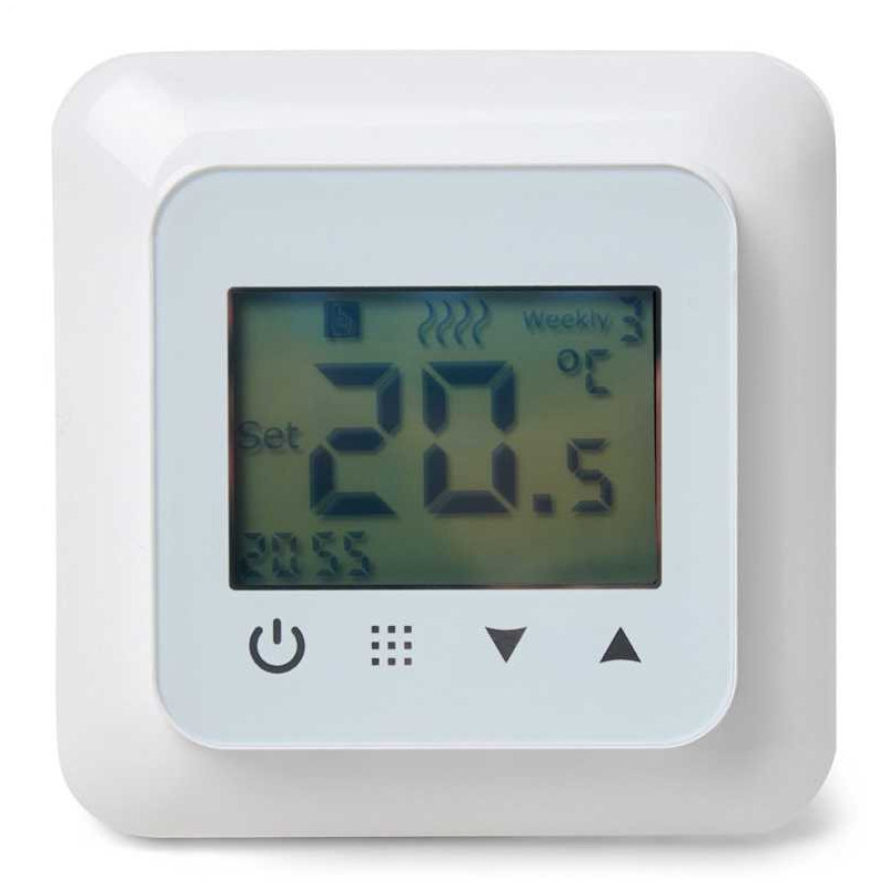 Heatcom TERMOSTATAS HC60 ADAPTYVUS BALTŲ GRINDŲ TERMOSTATAS