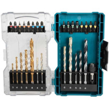 Makita Makita grąžtų ir antgalių rinkinys E-07054, 29 dalys (sulankstoma dėžutė su permatomu Makita Makita grąžtų ir antgalių rinkinys E-07054, 29 dalys (sulankstoma dėžutė su permatomu