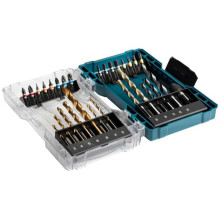 Makita Makita drill &amp; bit set E-07054, 29 pieces (folding box with transparen