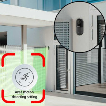Tellur Smart WiFi vaizdo durų skambutis 1080P, PIR, laidinis, juodas
