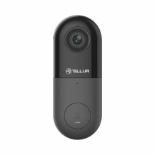 Tellur Smart WiFi vaizdo durų skambutis 1080P, PIR, laidinis, juodas