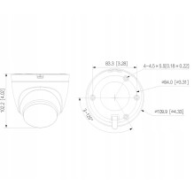 Dahua IPC-HDW1539DA-SAW-IL-0280B baltas Dahua IPC-HDW1539DA-SAW-IL-0280B baltas