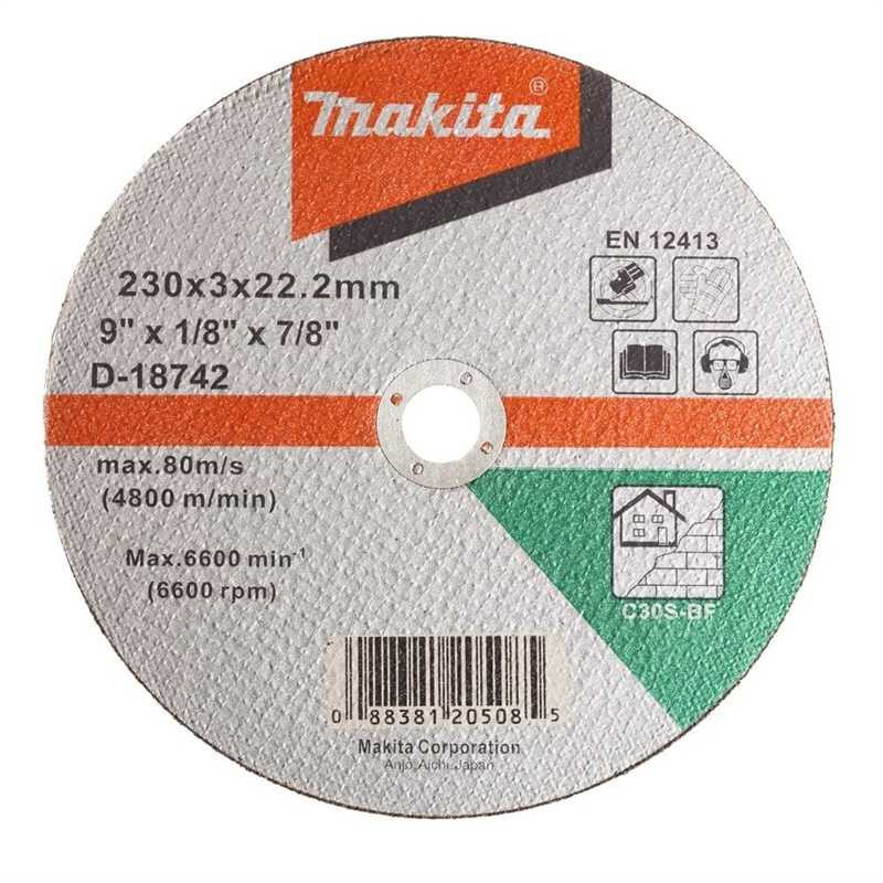 Makita Pjovimo diskas 230X2.5 C30 Akmeniui