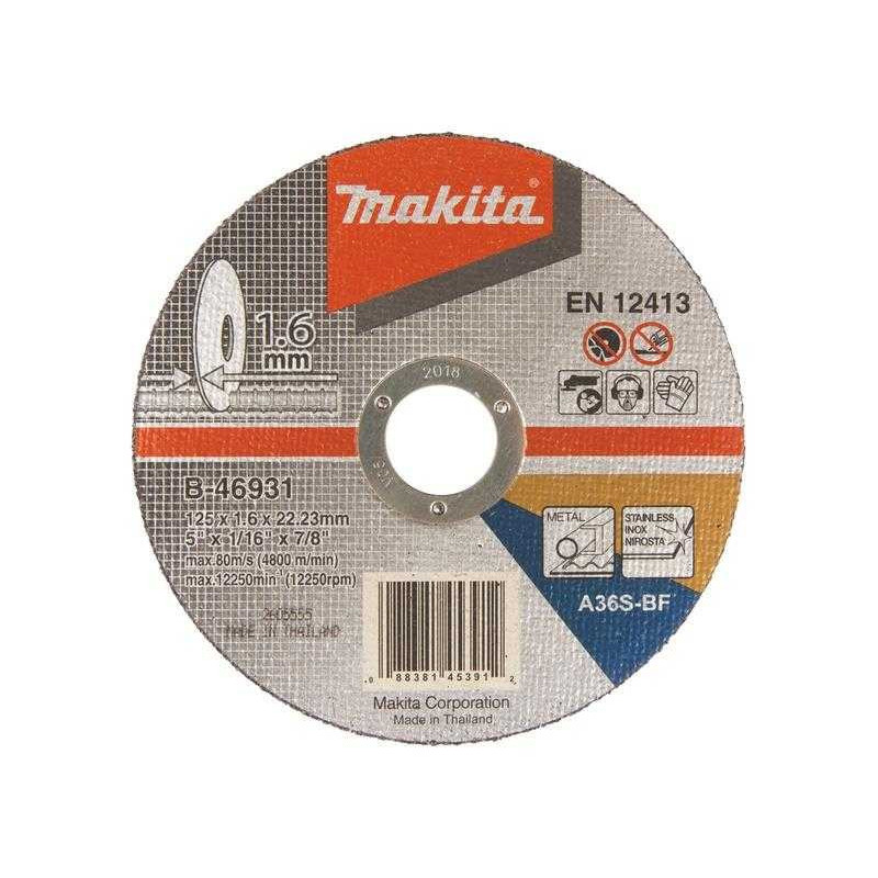 Makita PJOVIMO DISKAS 125X1.6MM B-4693 MAKITA