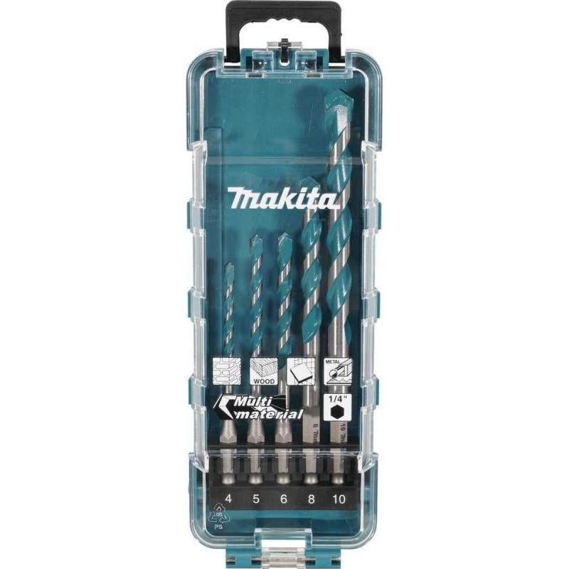 Makita MAKITA UNIVERSALUS GRĄŽAS SET 1 / 4" HEX / 5pcs .