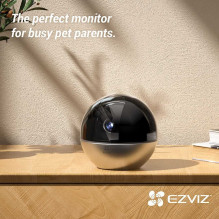 Ezviz CS-E6 juodas / sidabrinis Ezviz CS-E6 juodas / sidabrinis