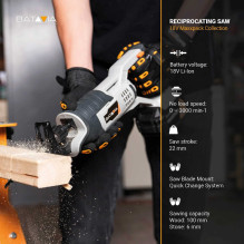 Batavia B.V. 18V Cordless Reciprocating Saw (7062507) Batavia B.V. 18V Cordless Reciprocating Saw (7062507)
