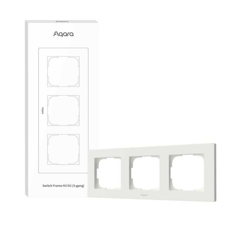 „Aqara“ jungiklio rėmelis H2 (3 elementų), baltas