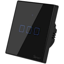 „Sonoff“ išmanusis jungiklis „WiFi + RF 433 T3 EU TX“ (3 kanalų) „Sonoff“ išmanusis jungiklis „WiFi + RF 433 T3 EU TX“ (3 kanalų)