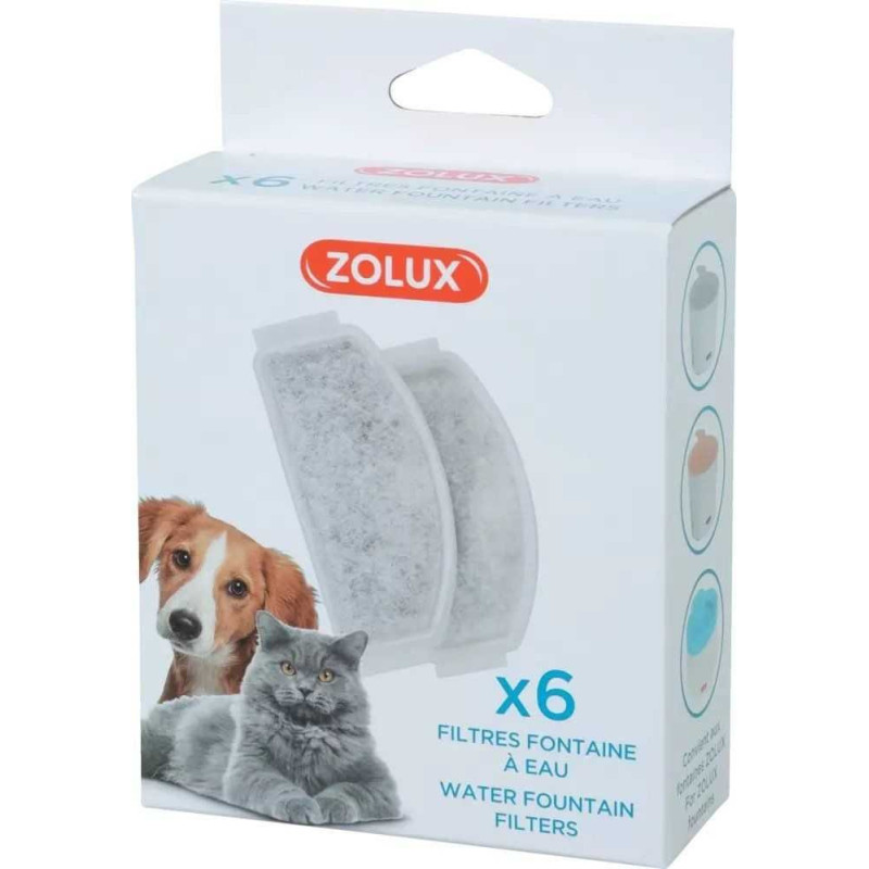 ZOLUX Filter for Water 6pcs
