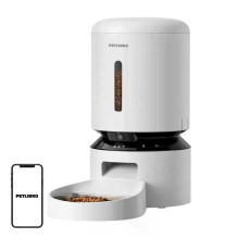 Pašarų dozatorius grūdams su kamera, 5L (baltas) PL-AF203-34W
