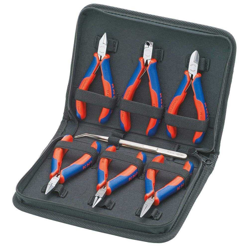 Knipex Knipex electronics pliers set 002016 - 7 pieces