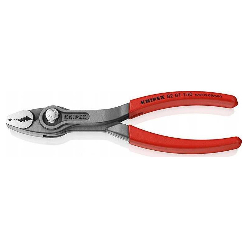 Knipex KNIPEX TwinGrip front gripping pliers red, length 150mm