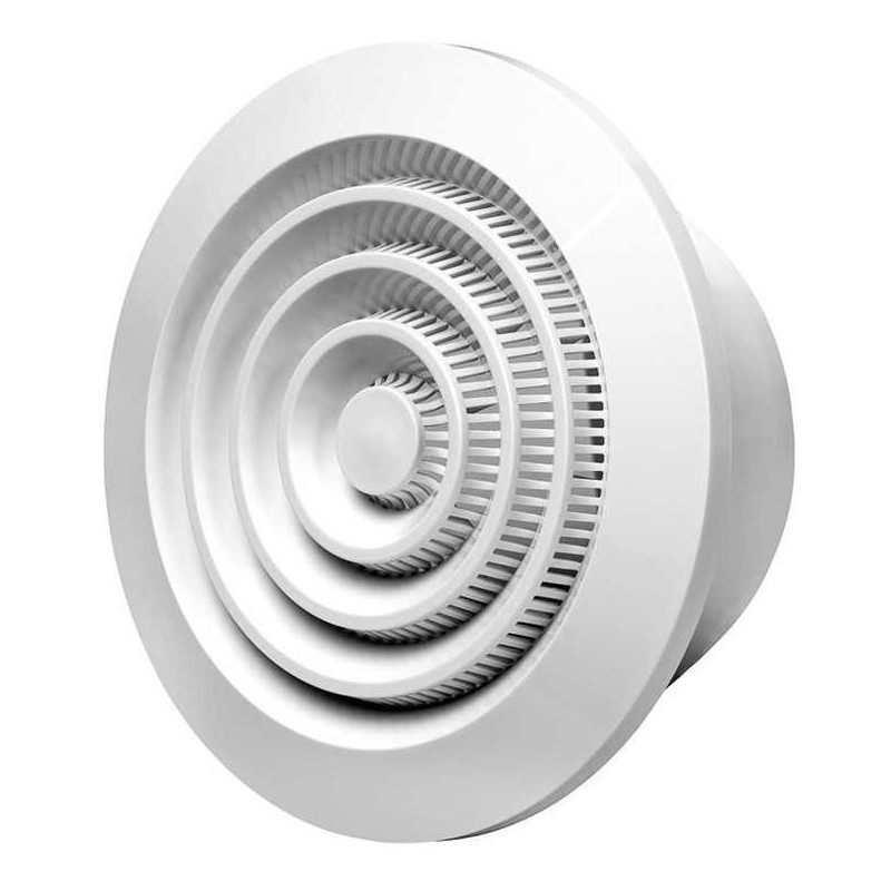 EUROPLAST GRILLE ROUND CEILING D100MM NGA100