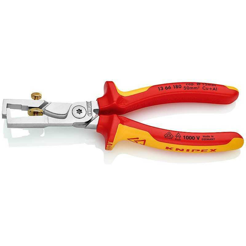Knipex Knipex Cable stripping and cutting scissors, 180mm