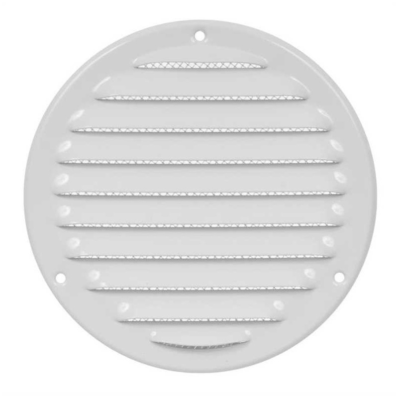EUROPLAST GRILLE METAL D125, WHITE