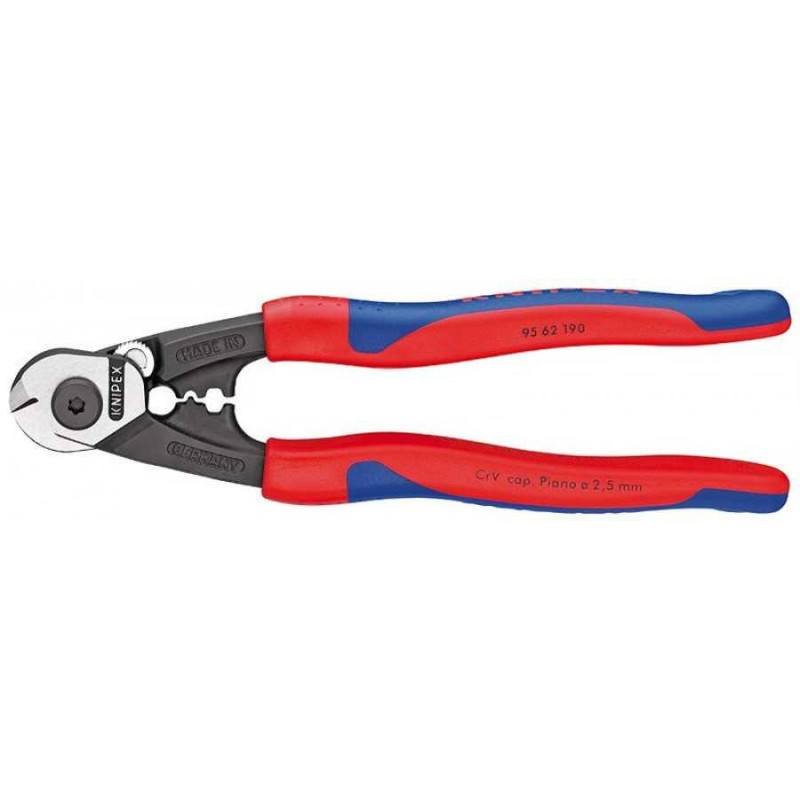 Knipex Knipex 9562190 Crimping tool Blue,Red cable crimper, Cutting pliers