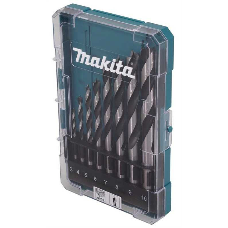 Makita WOOD DRILL BITS 8PCS SET