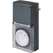 Brennenstuhl Mechaninis laikmatis MZ 44 YRA IP44 Juodas