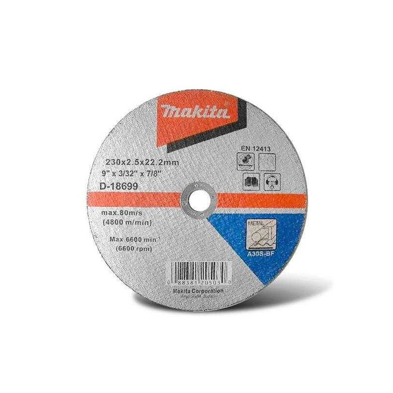 Makita CUTTING DISC 230X2.5 A30S METAL MAKITA