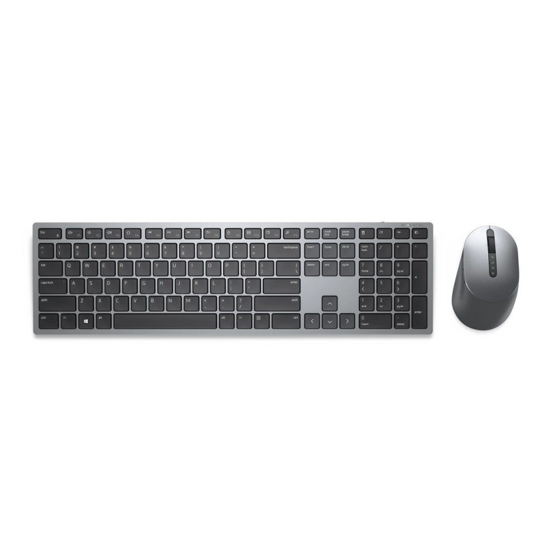 DELL KM7321W keyboard RF Wireless + Bluetooth QWERTY US International Grey Titanium