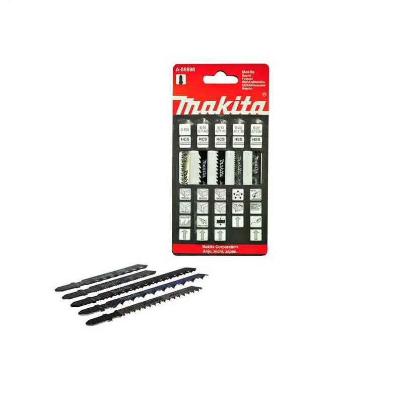 Makita JIG SAWBLADE SET MAKITA 5-PCS