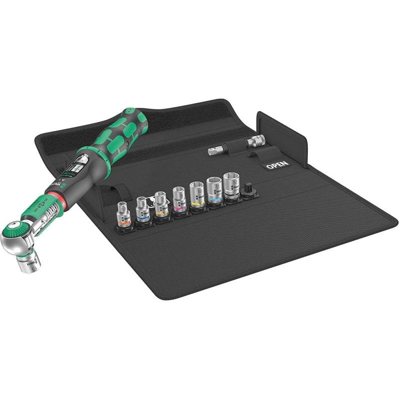 Wera Wera Safe-Torque A1 Set 1, 10 pieces, torque wrench (black / green, 1 / 4"