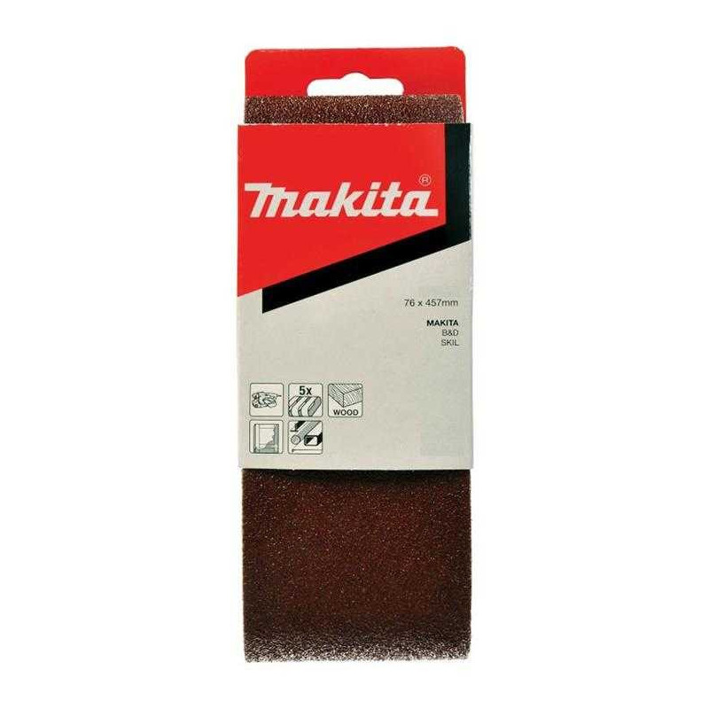 Makita SANDING BELT 76X457 K60 5PCS