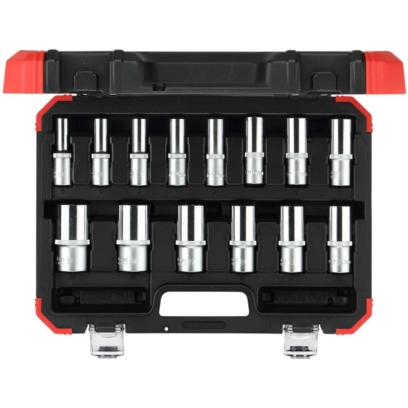 Gedore Gedore Red socket wrench set 1 / 2 hex 10-32 14 pieces - 3300008