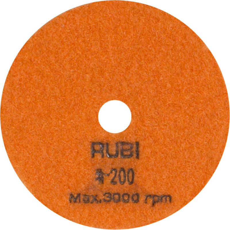 RUBI Rubi Dry polishing disc, grit 200, 100mm (62972)