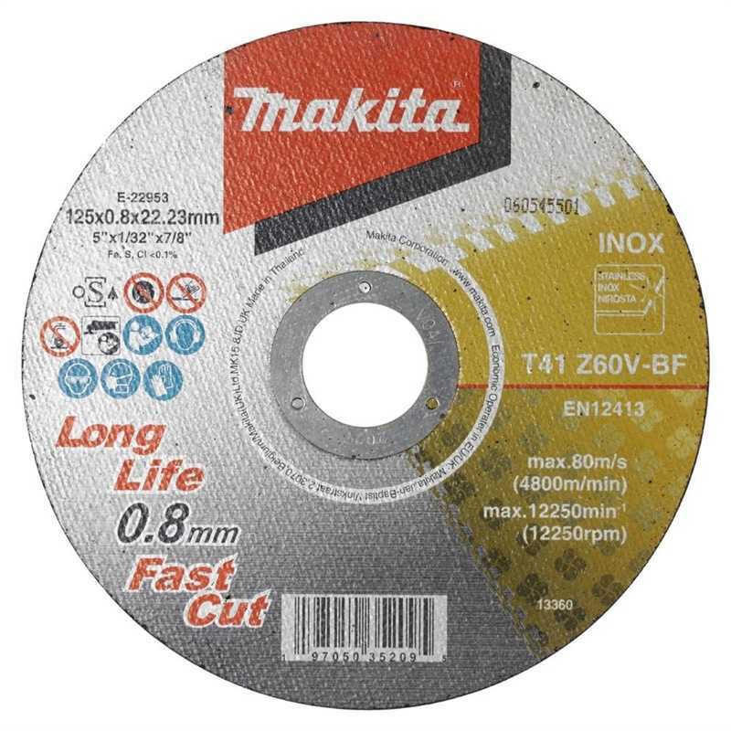 Makita CUTTING DISC FOR STEEL MAKITA 125X0.8
