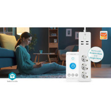 Nedis WIFIP312FWT 1,8 m balta
