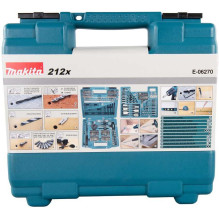 Makita Makita drill bit set 212 pieces E-06270 Makita Makita drill bit set 212 pieces E-06270