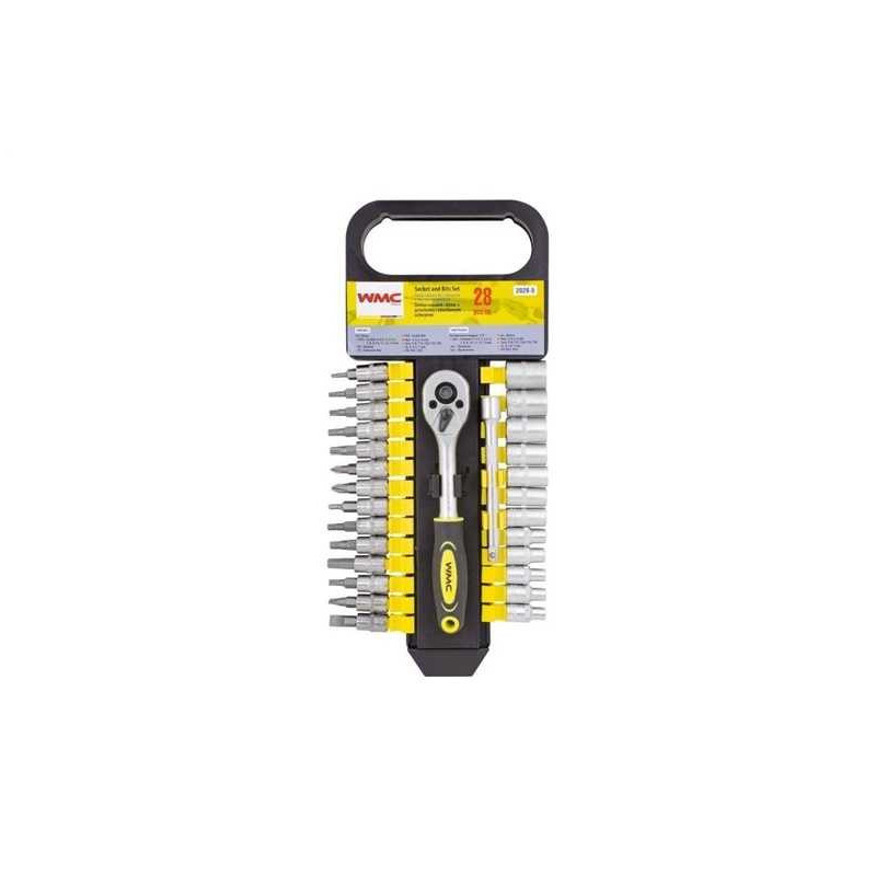 WMC_TOOLS SET OF SOCKETS AND BITS WMC TOOLS 28PCS