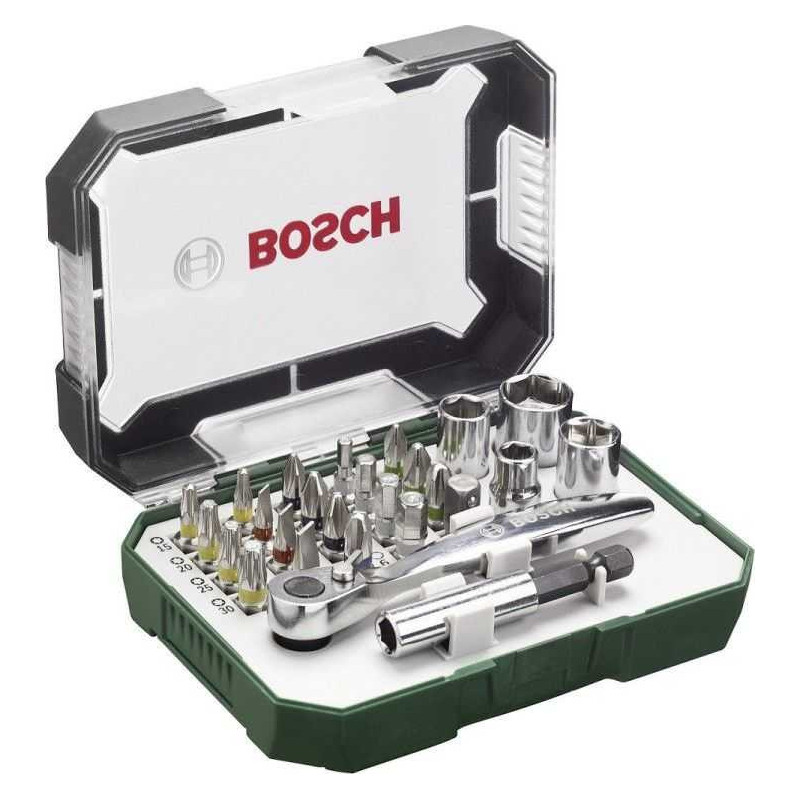 Bosch Bosch screwdriver bit / ratchet set 26 pieces - 2607017322