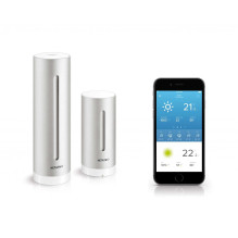 Netatmo „Smart namų meteorologinė stotis (NSW01-EC)“ Silver
