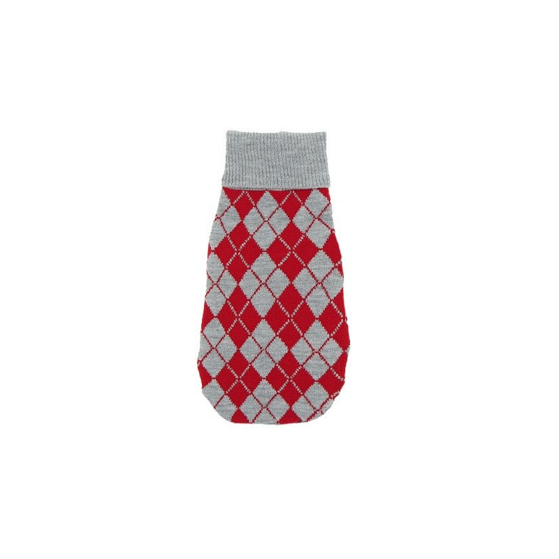 PCHEŁKA Romby Red - dog clothing - size L