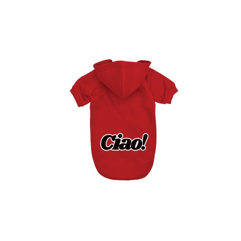 PCHEŁKA Ciao! Red - dog clothing - size XXS